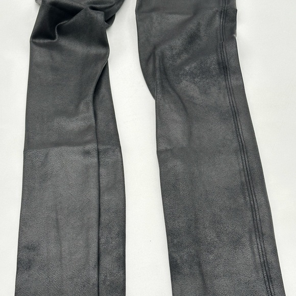 Spanx Shimering  faux Women’s Size X Small Black Nylon Blend  High rise stretchy - Picture 10 of 13